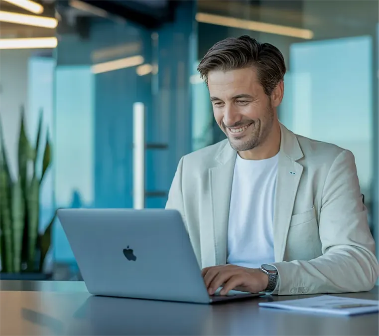 image of man using laptop