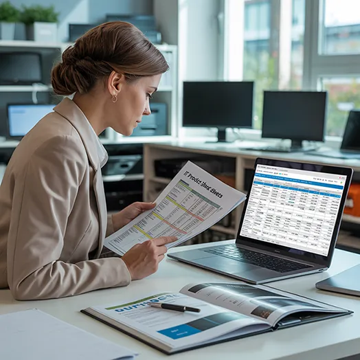 checking list on monitor