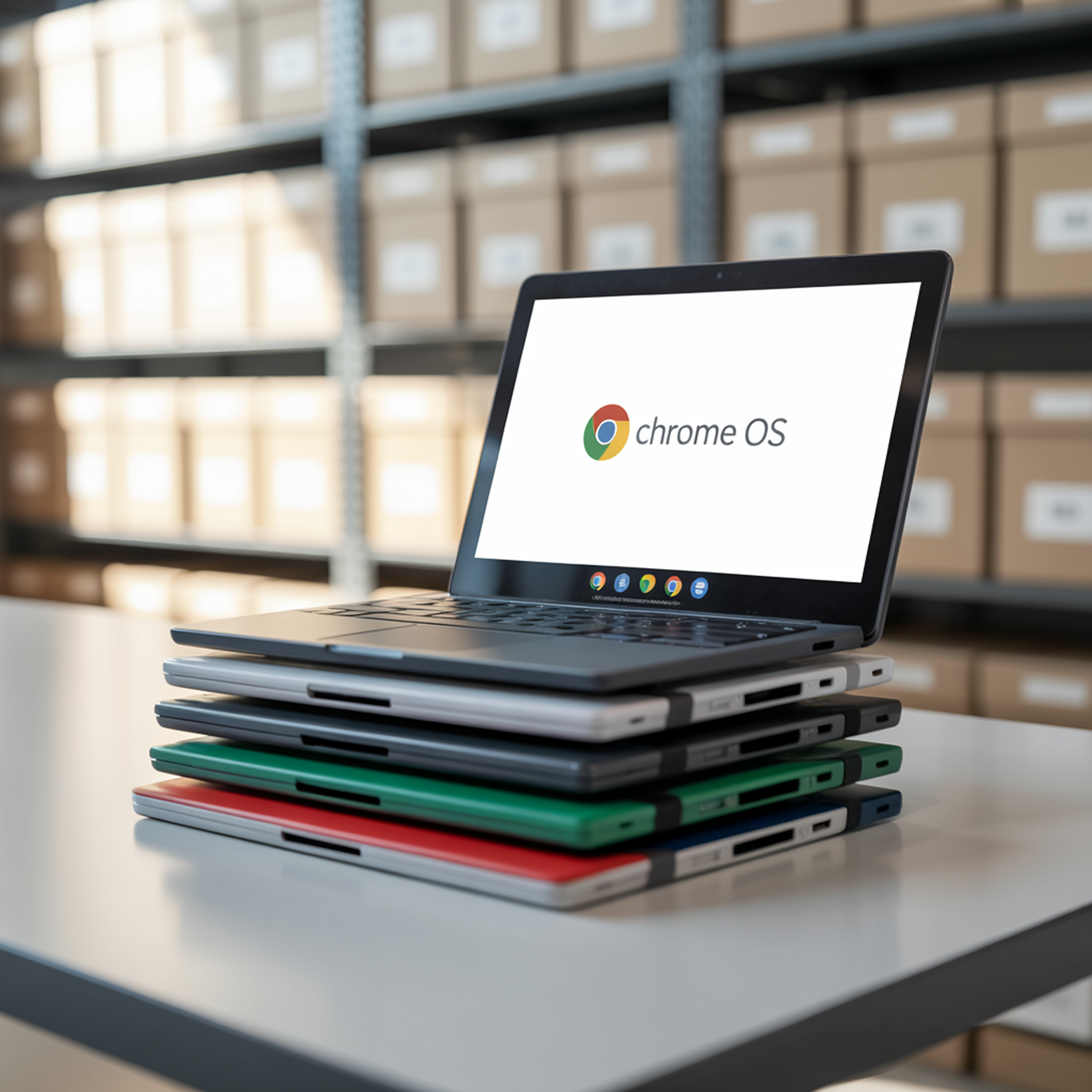 image of chromebooks