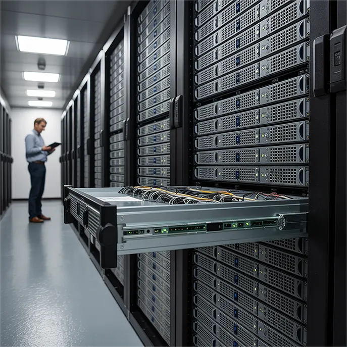 image of enterprise grade servers